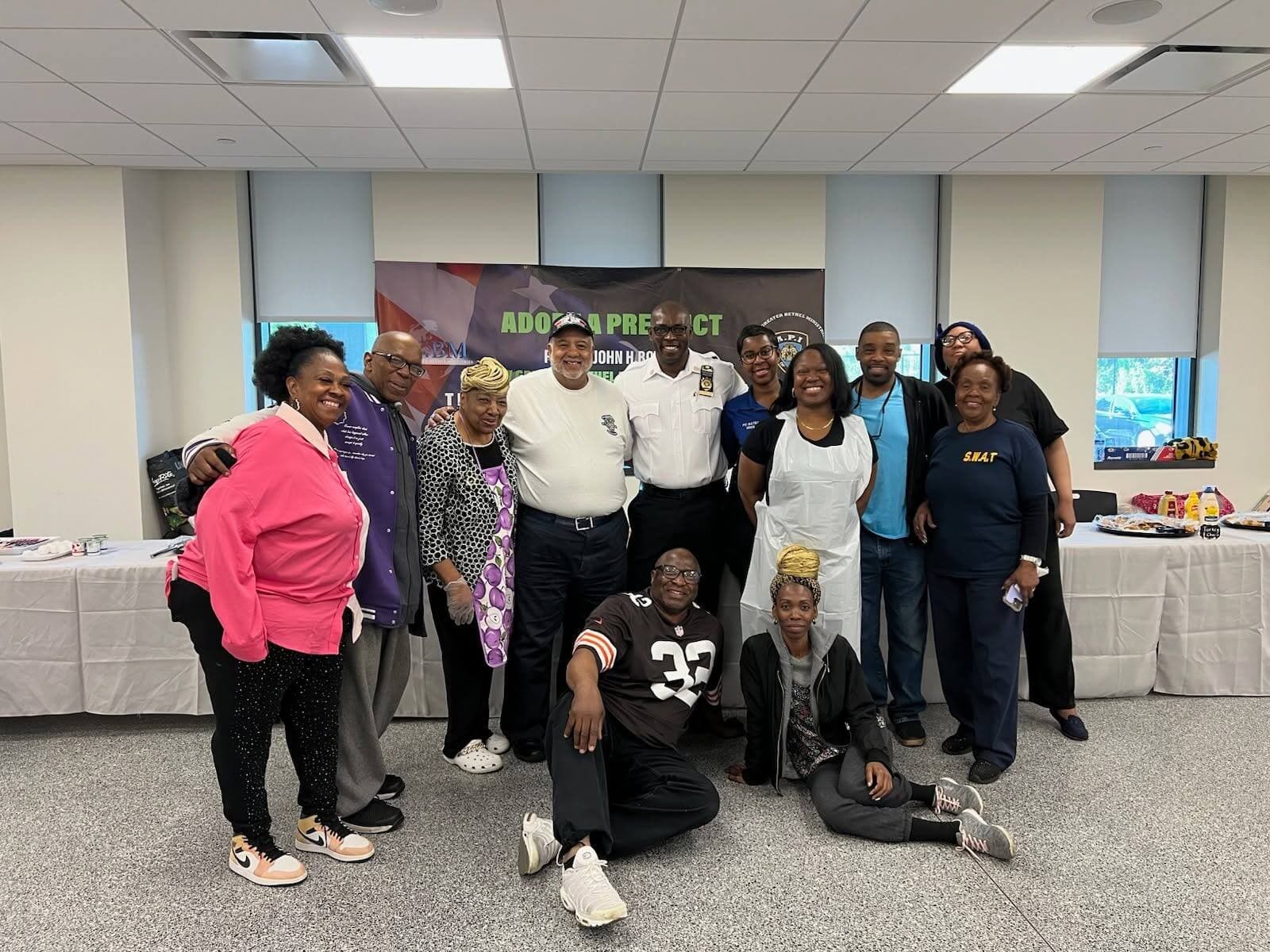 New Greater Bethel Ministries' Adopt-a-Precinct community event with local police