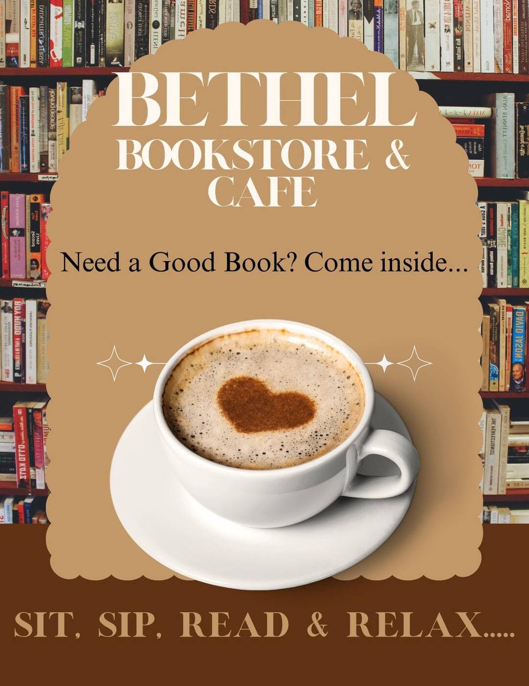 Bethel Bookstore & Cafe — need a good book? Come inside